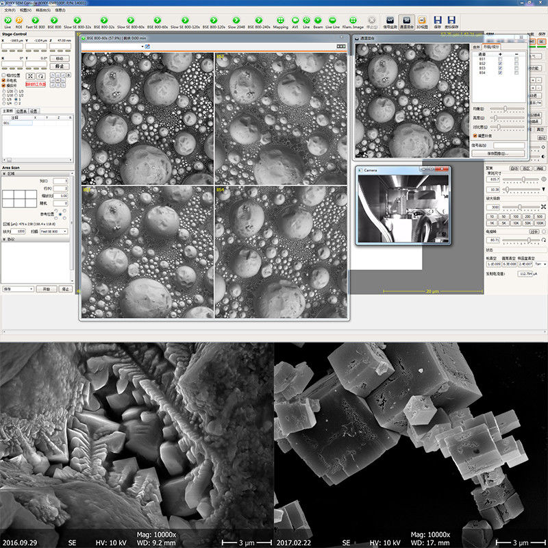 Controled Mouse Scanning Electron Microscope Sem  8x~800000x Magnification